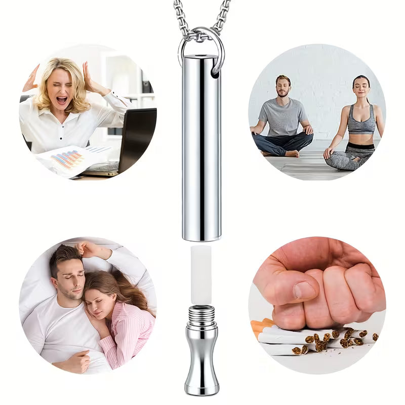 Naszyjnik do rzucania palenia - Baner Sposób użycia Zastosowanie