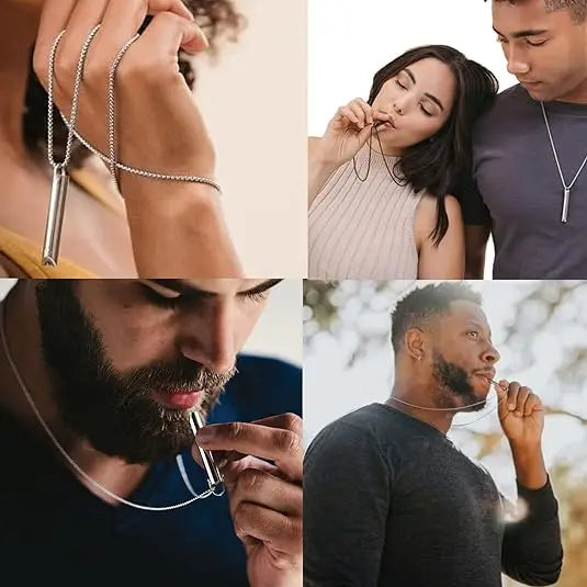 Naszyjnik gwizdek do rzucania palenia Jak używać 2